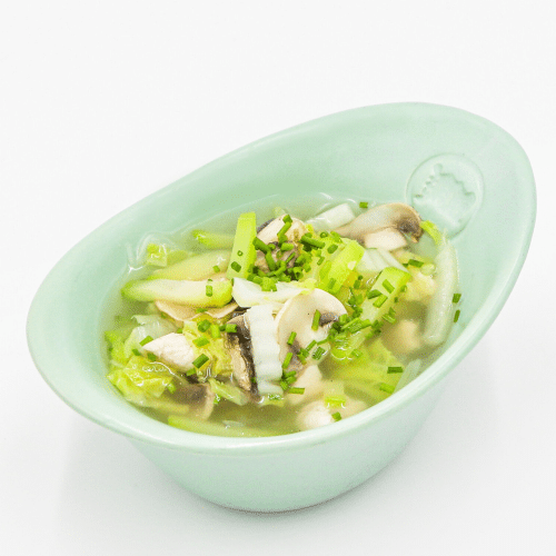 Gemüse Suppe mit Glasnudeln (vegetarisch)