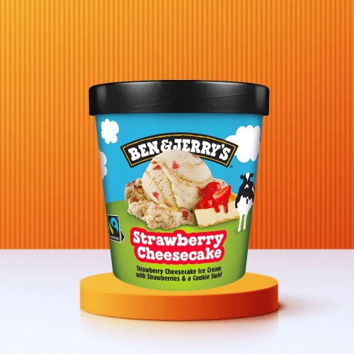Ben & Jerry's Erdbeer-Käsekuchen (465ml)