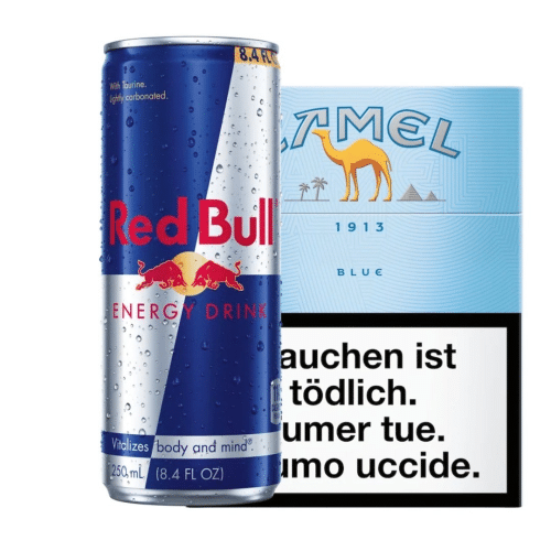 Camel Blue Big Box & Red Bull (25 Stück)