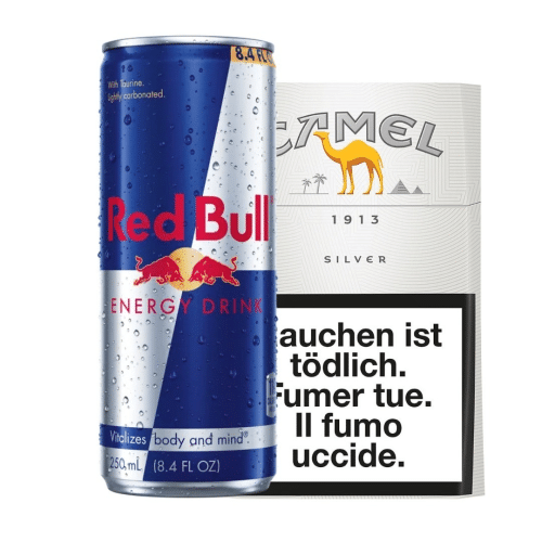 Camel Silver & Red Bull (20 Stück)