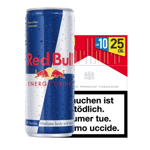 Marlboro Red Big Pack & Red Bull (25 Stück)