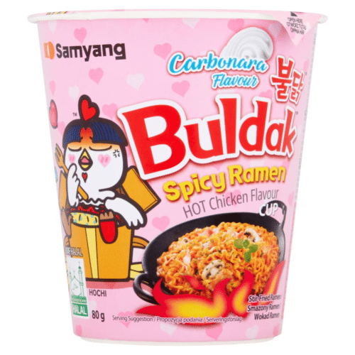 Samyang Buldak Carbonara Flavour Hot Chicken (80g)