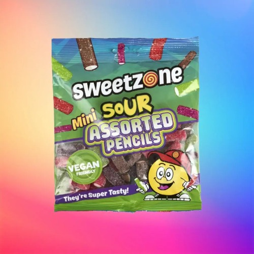 Sweetzone Sour Assorted Pencils (180g)