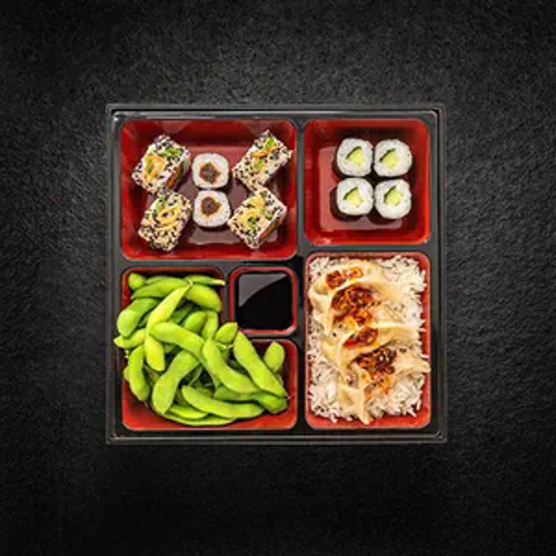 Veggie Bento mit Gyoza