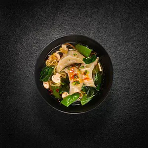 Gyoza Miso Ramen Noodle Soup