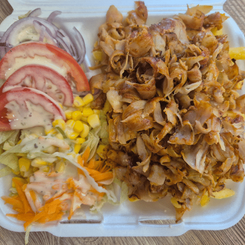 Pouletkebab Teller