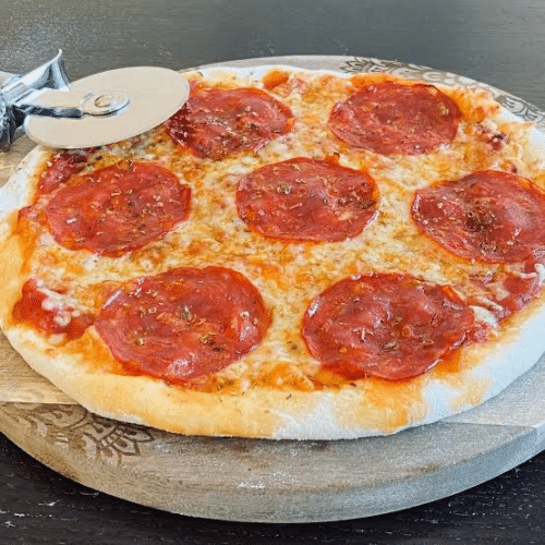 Pizza  Salami Honig-Chili