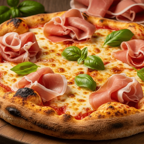 Pizza Prosciutto e Funghi