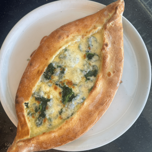 Pide mit Spinat