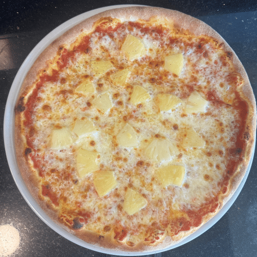 Pizza Ananas (vegetarisch)