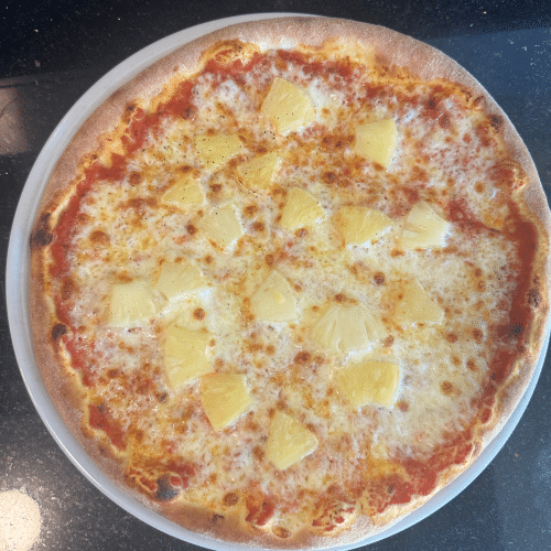 Pizza Ananas (vegetarisch)