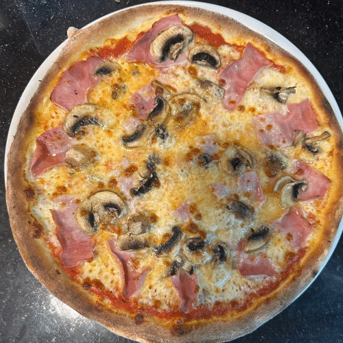 Pizza Prosciutto e Funghi