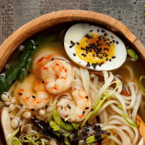 Soupe Ramen aux crevettes