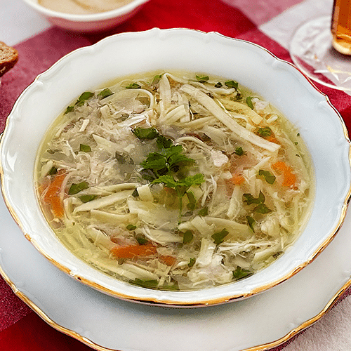 Pouletsuppe