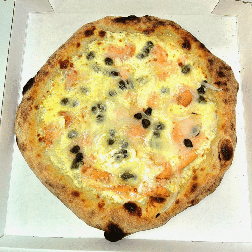 Pizza saumon