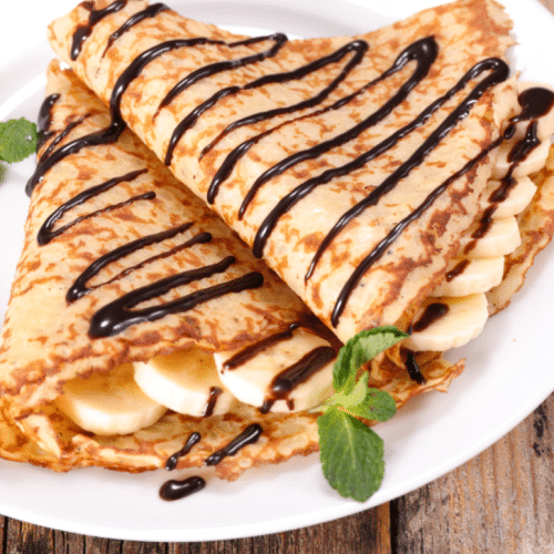 Crêpe mit Nutella & Banane - nur am Wochenende -