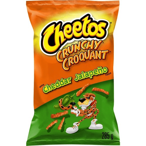 Cheetos Cheddar Jalapeño Crunchy (226g)
