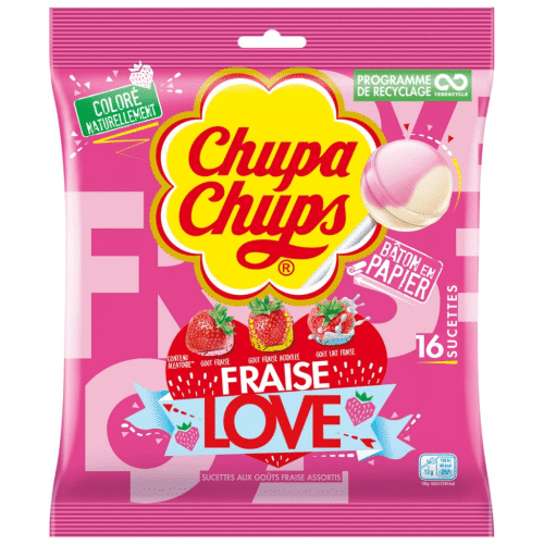 Chupa Chups Strawberry Love (120g)