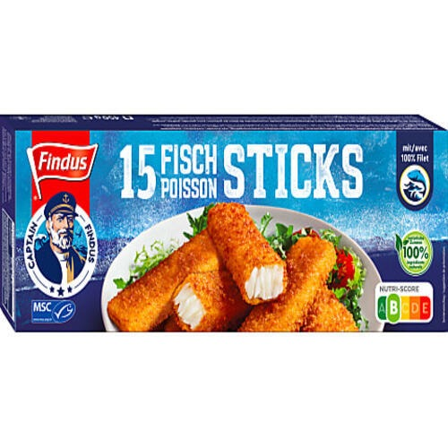 Findus 15 Fisch Poisson Sticks (450g)