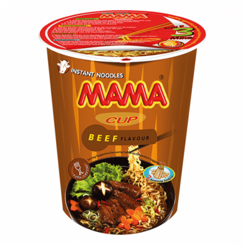 Mama Beef Flavour Instant Cup Noodles (70g)