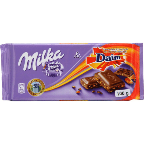 Milka Tafelschokolade Daim (100g)