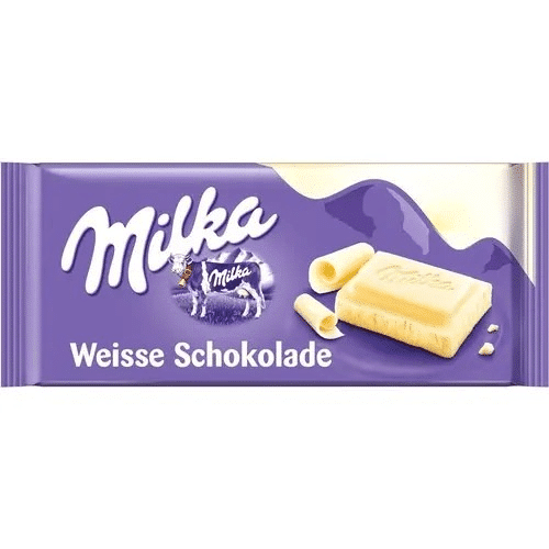 Milka Tafelschokolade Weiss (100g)