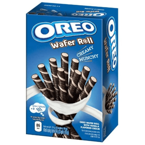 Oreo Wafer Roll Vanilla (54g)