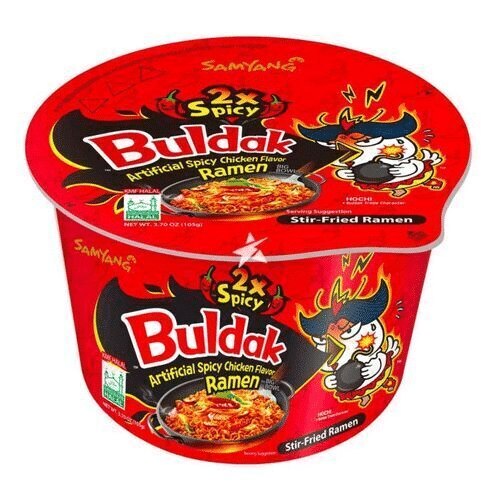 Samyang Hot Chicken Flavor Ramen 2x Spicy Big Bowl (105g)