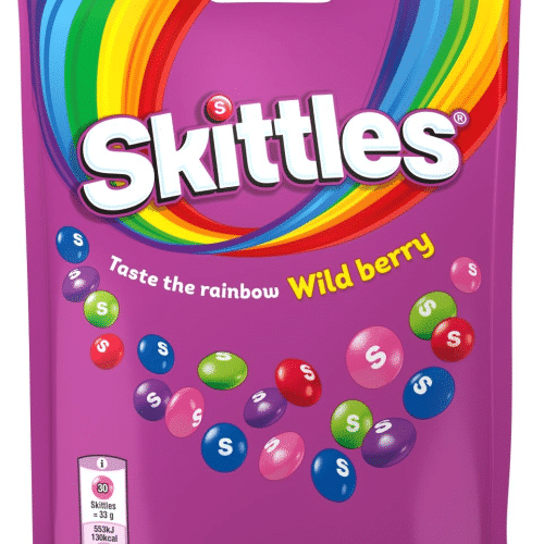 Skittles Wild Berry Sweets Pouch Bag (152g)
