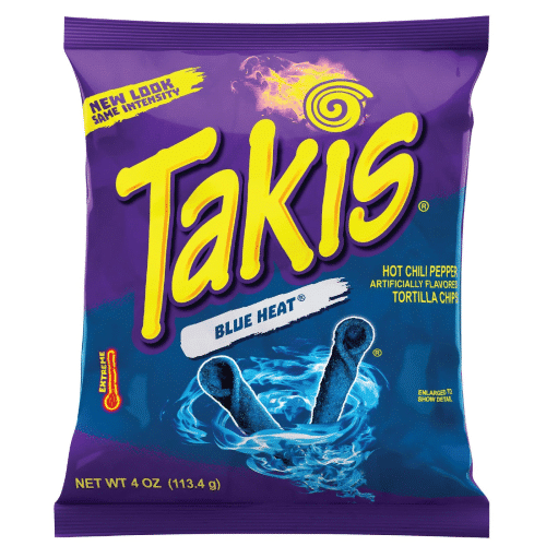 Takis Blue Heat 4oz Hot Chili Pepper (113,4g)
