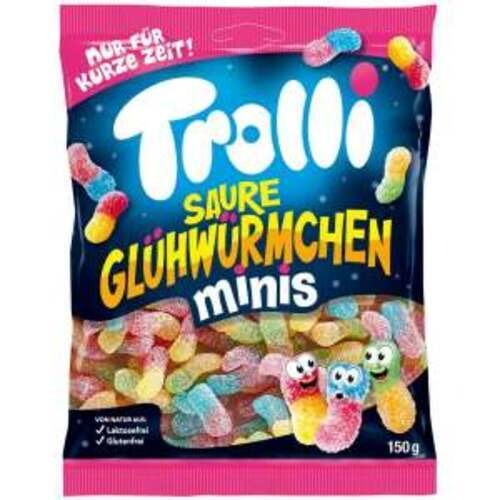 Trolli Gummibonbons saure Glühwürmchen (150g)