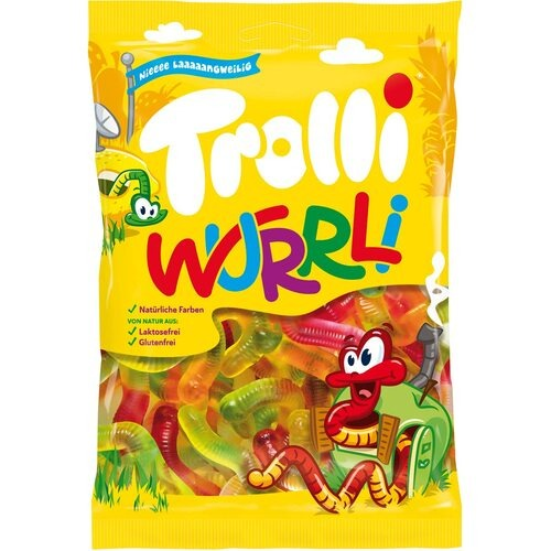 Trolli Gummibonbons Wurrli Würmer (200g)