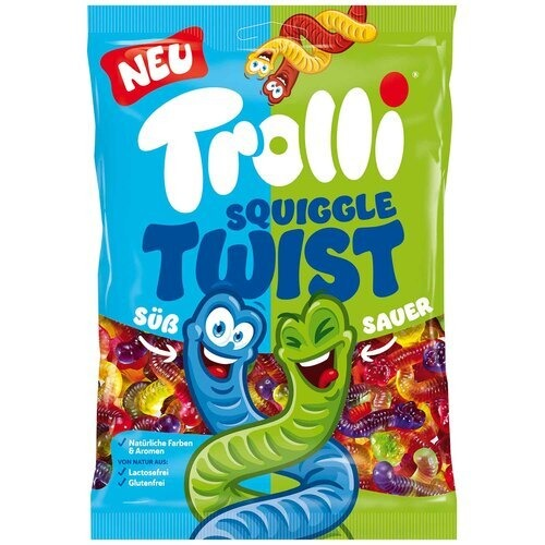 Trolli Squiggle Twist sauer (175g)