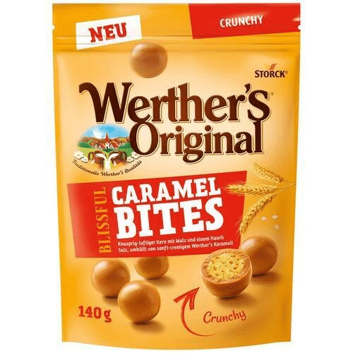 Werther's Original Caramel Bites Crunchy (140g)