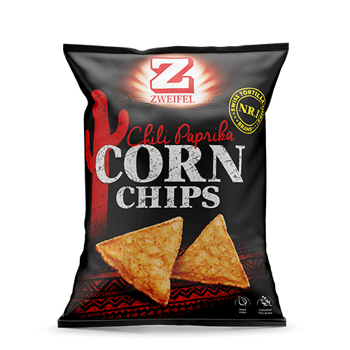 Zweifel Corn Chips Chili Paprika (125g)