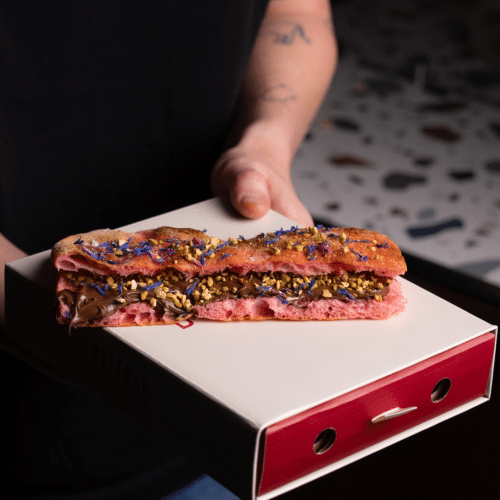 Focaccia-Panino Sweet and Salty Nutella