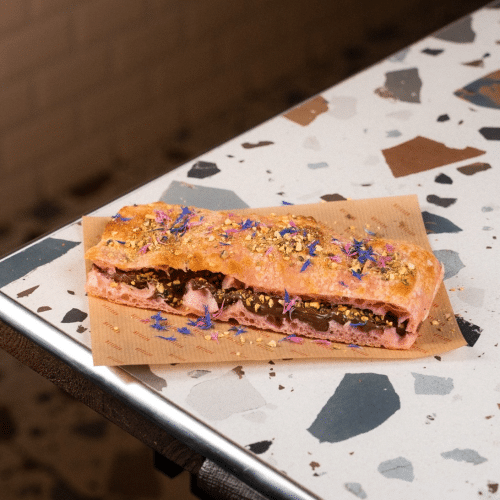 Focaccia-Panino Sweet and Salty Nutella