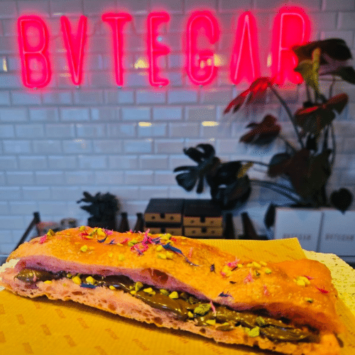 Focaccia-Panino Sweet and Salty Nutella