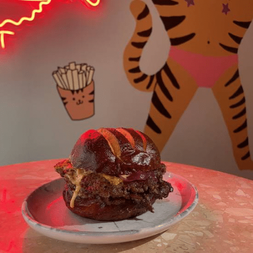 Tipsy Double Burger