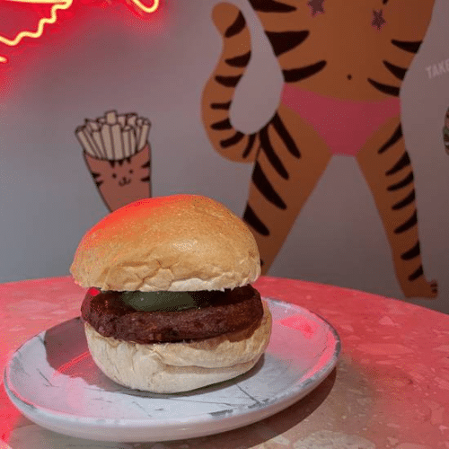 Vegetarischer Karottenburger