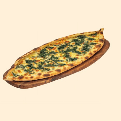 Pide mit Spinat