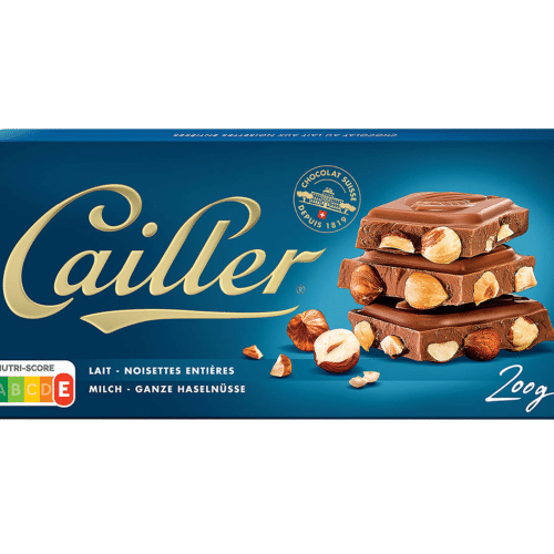 Cailler Tafelschokolade Milch mit ganzen Haselnüssen 200g