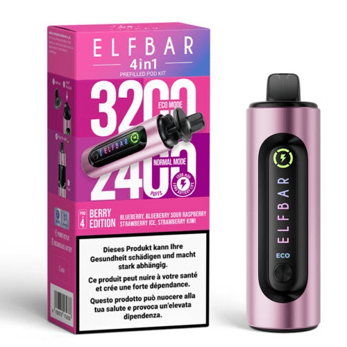Elfbar 4 in 1 inkl. Pods Berry Edition