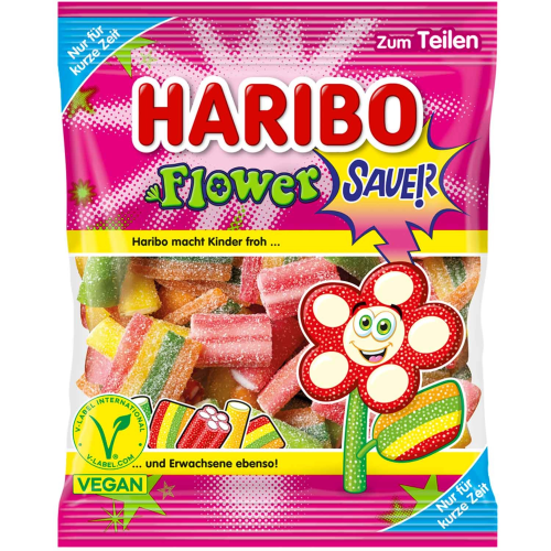 Haribo Flower sauer vegan 160g