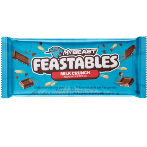 Mr. Beast Feastables Milk Crunch Chocolate
