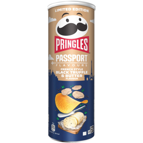 Pringles French Style Black Truffle & Butter Flavour 165 g