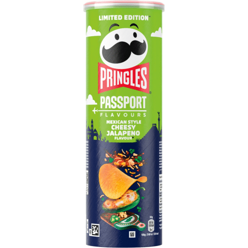 Pringles Passport Mexican Cheesy Jalapeno 165 g