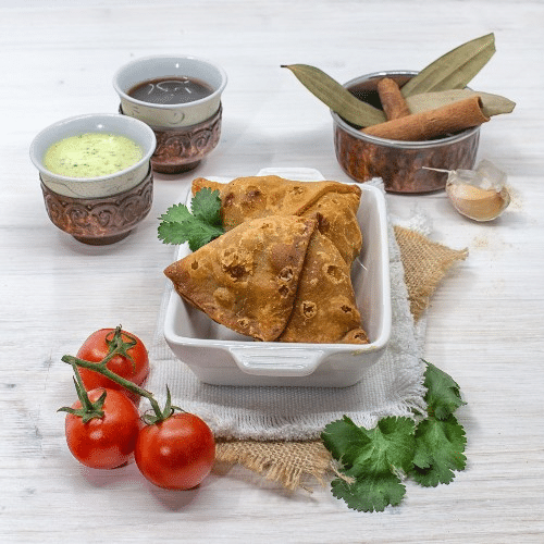 Vegetarische Samosa (2 Stück)
