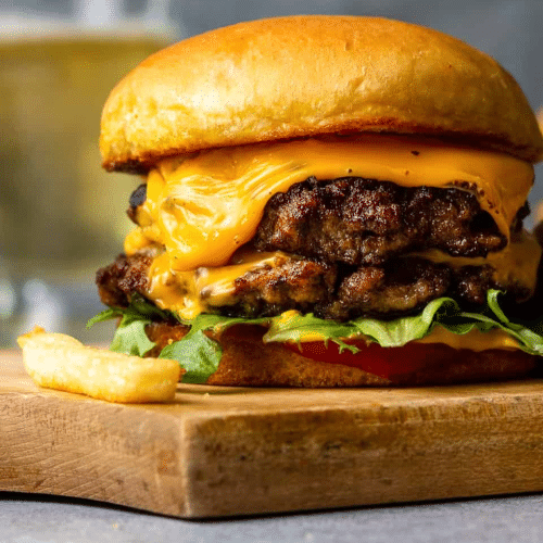 Smash cheeseburger