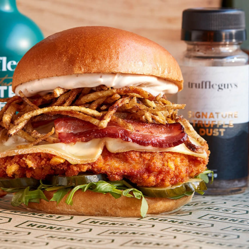 Chicken Deluxe burger Menü